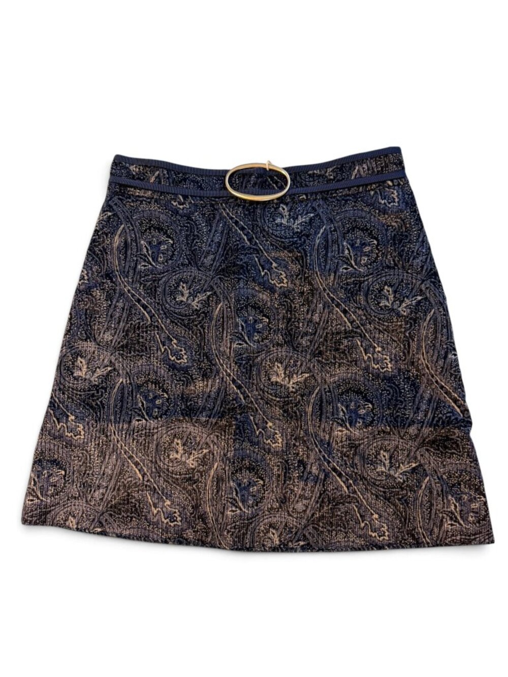 VANESSA BRUNO Belted Jupe Courte Skirt NWT Marine size 38